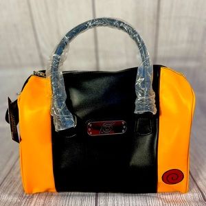 Naruto Shippuden purse black w yellow